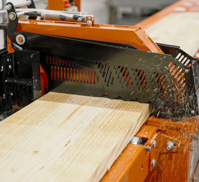 Wood Mizer Adds An Upcut Saw Woodshop News