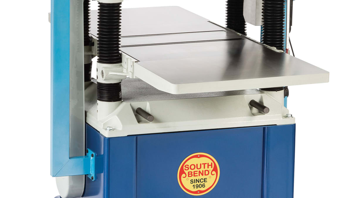 South Bend presents new 20” planer with helical cutterhead - Woodshop News