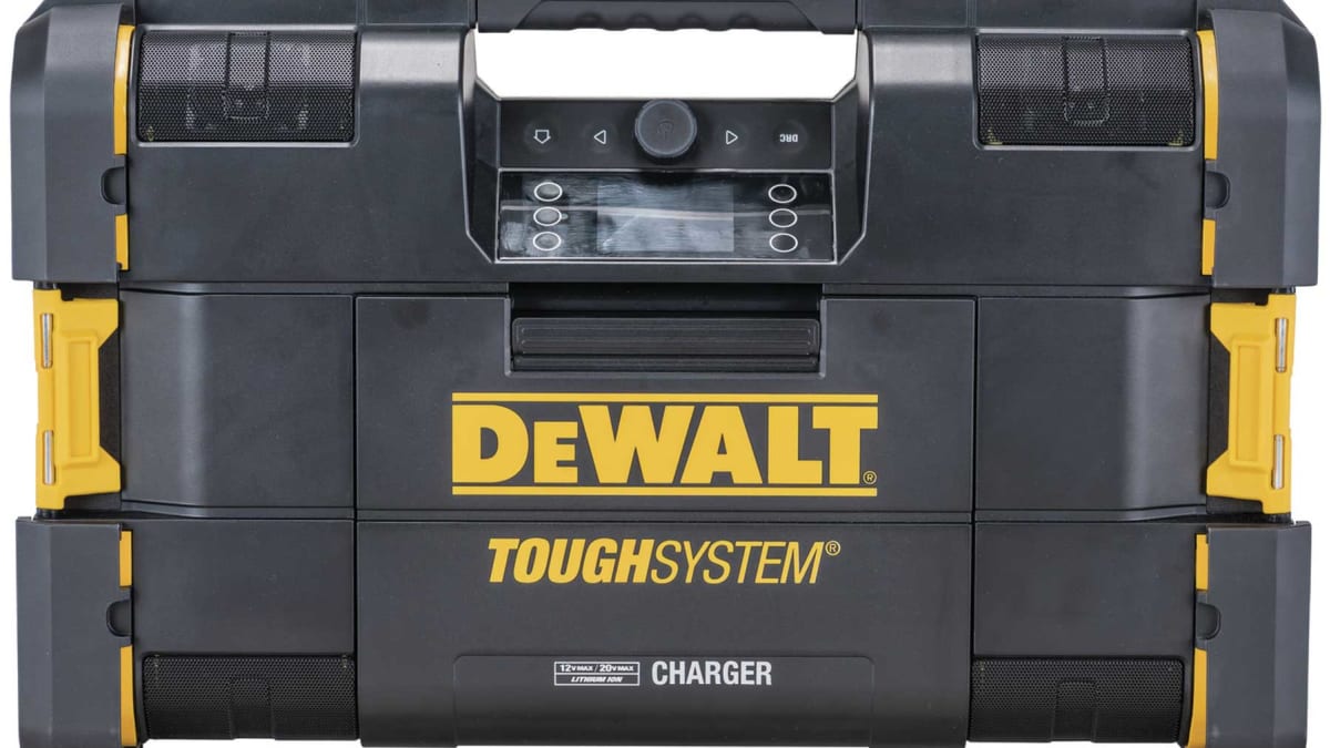 DeWalt introduces the ToughSystem 2.0 Radio and charger Woodshop