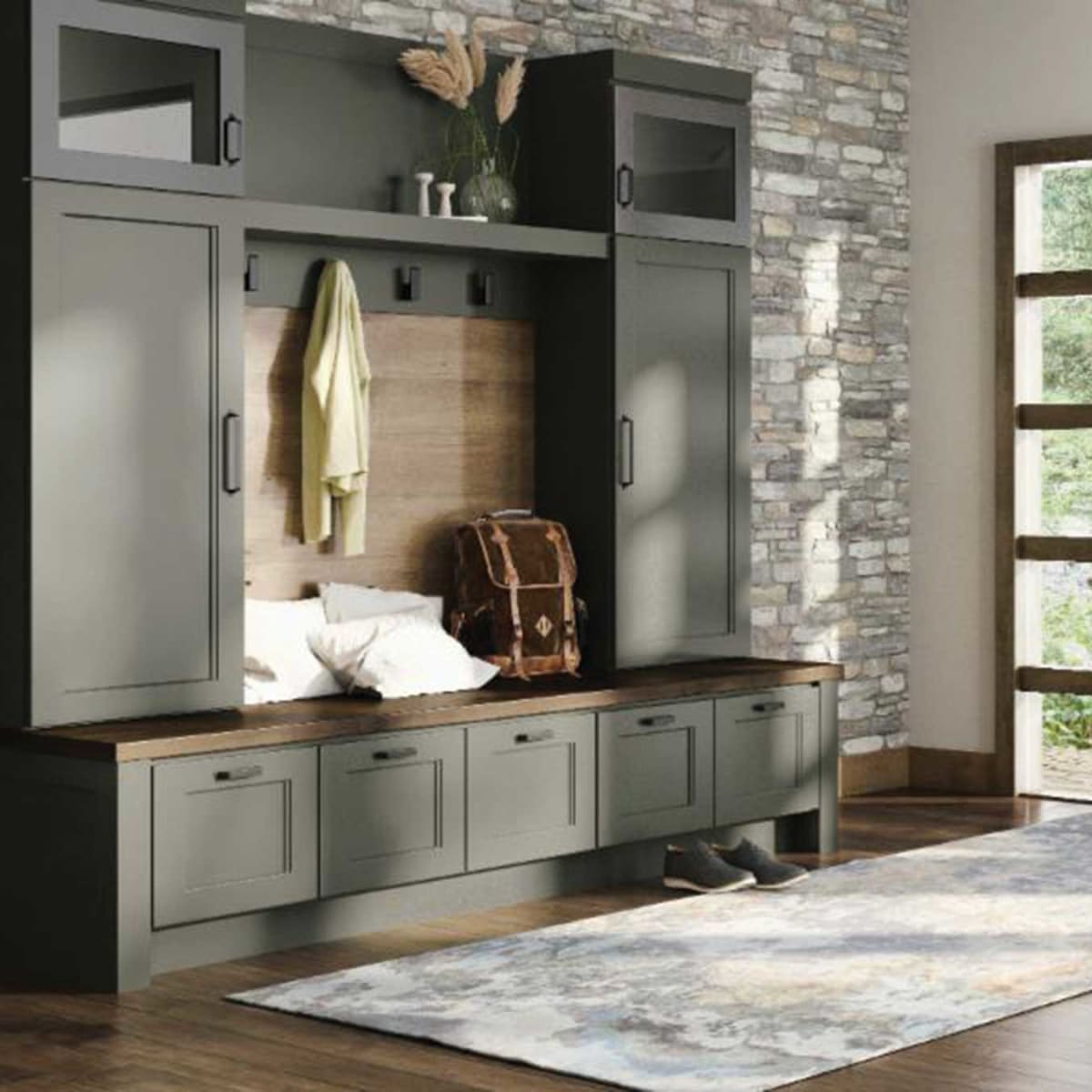 Silver Mist: Light Gray Painted Cabinet Color from Dura Supreme