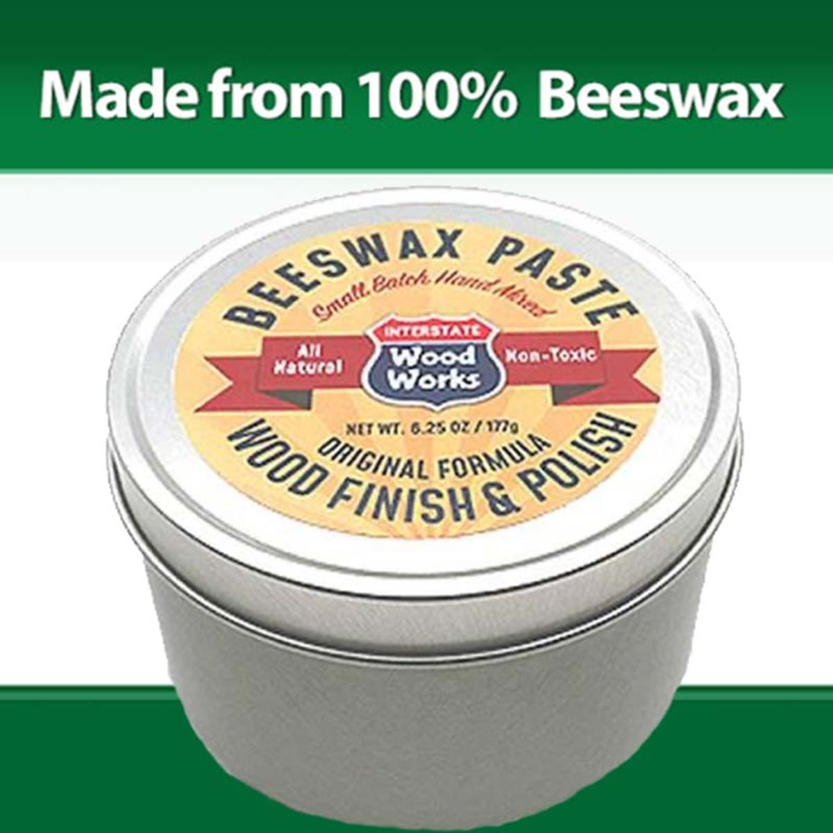  Interstate WoodWorks Beeswax Paste Wood Finish