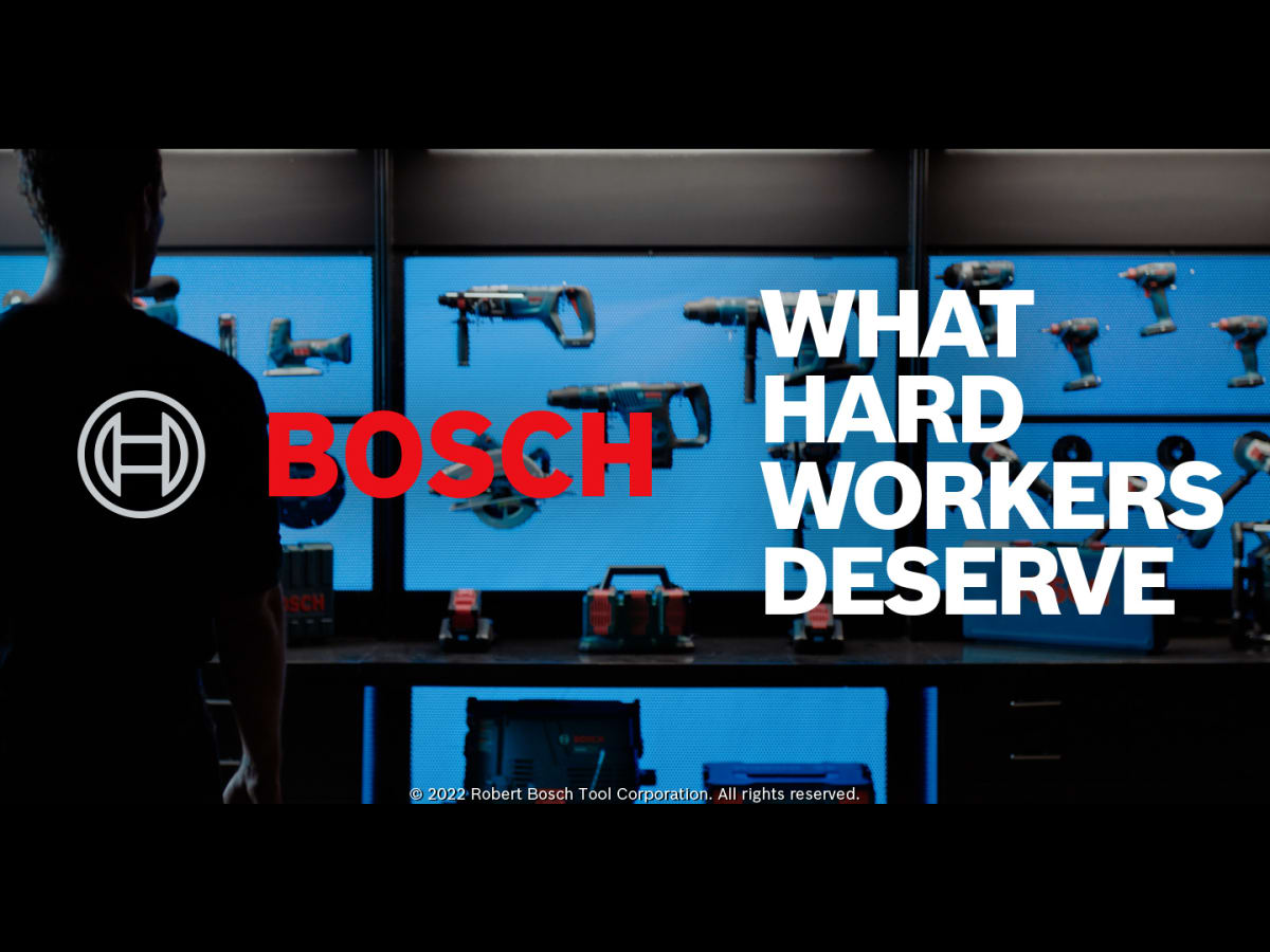 Bosch Power Tools Launches New Brand Campaign Celebrating Workers