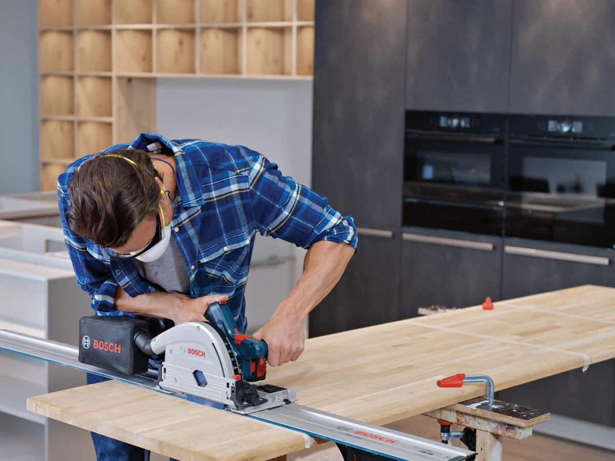 Bosch unveils the Profactor 5-1/2” cordless track saw - Woodshop 