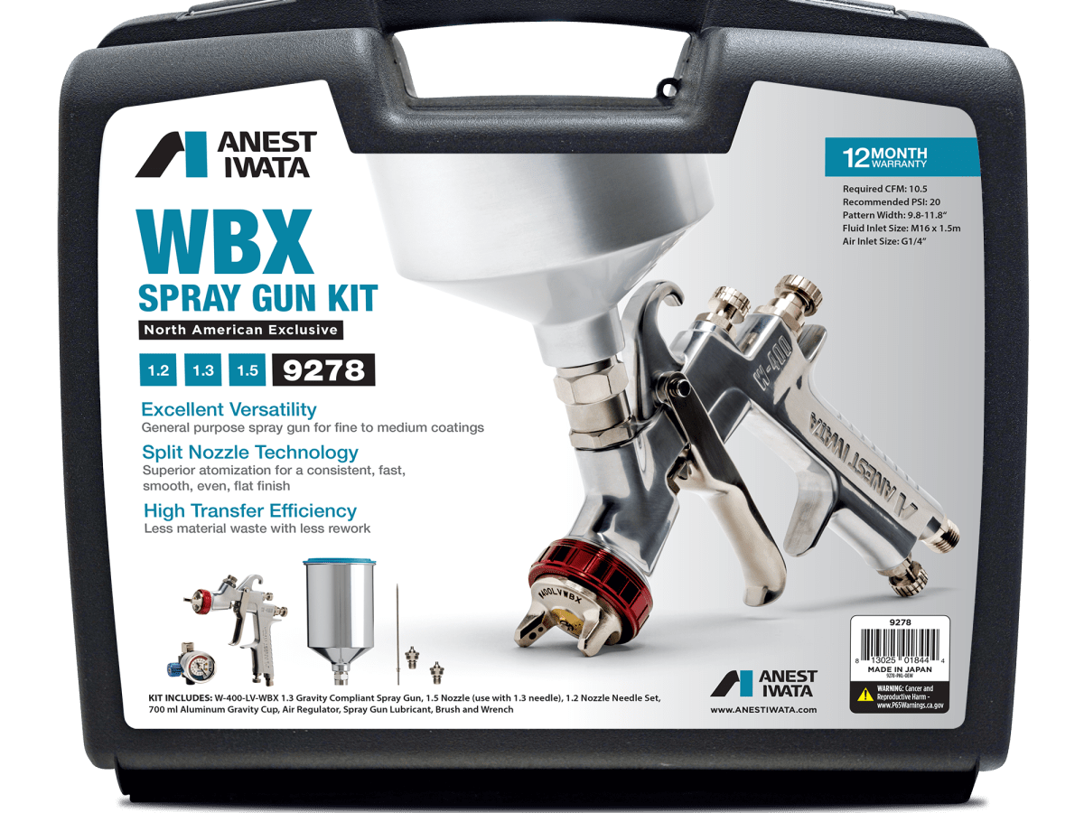 ANEST IWATA introduces new spray gun kits - Woodshop News