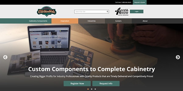 new website for elias woodwork - woodshop news