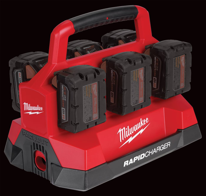 Milwaukee Introduces The M18 Packout Six Bay Rapid Charger Woodshop News