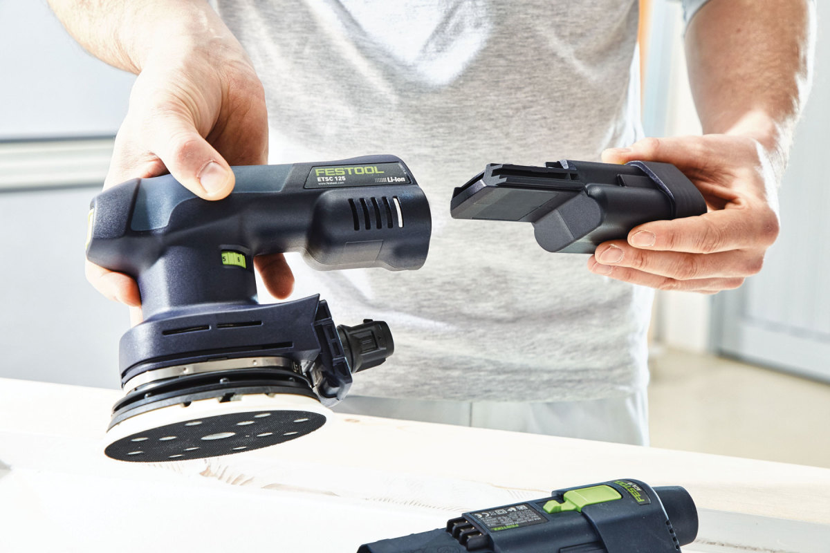 Festool Adds Three Sanders With Power Option Choice - Woodshop News