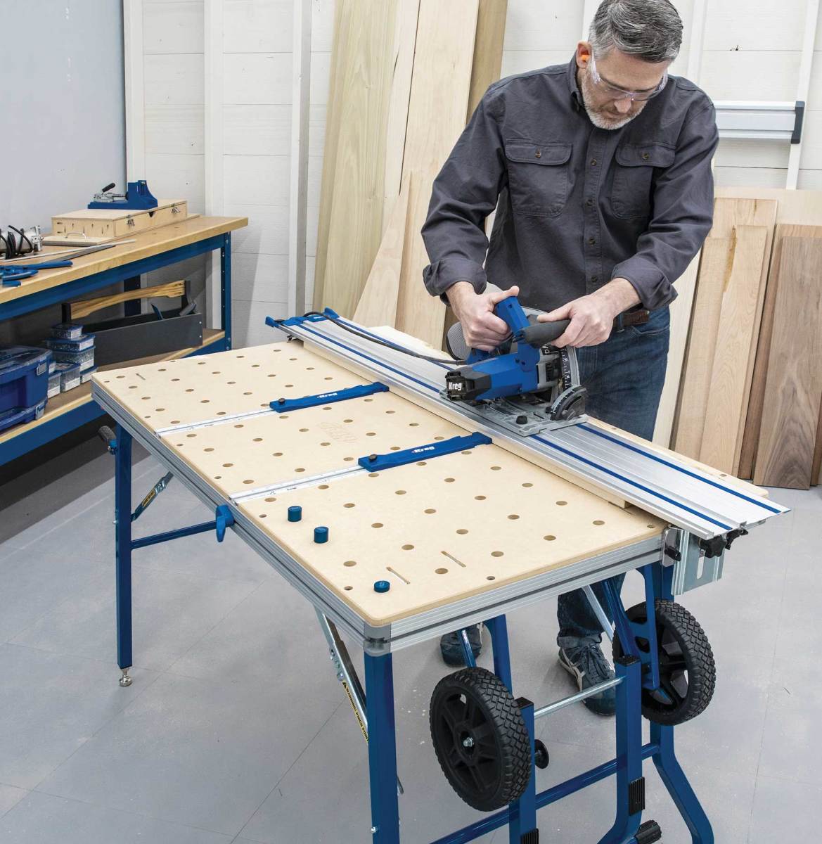 Kreg combines track saw with project table - Woodshop News