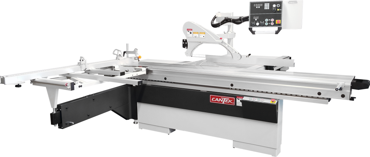 Cantek slider features programmable rip fence - Woodshop News